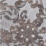 sol lace white vintage brown